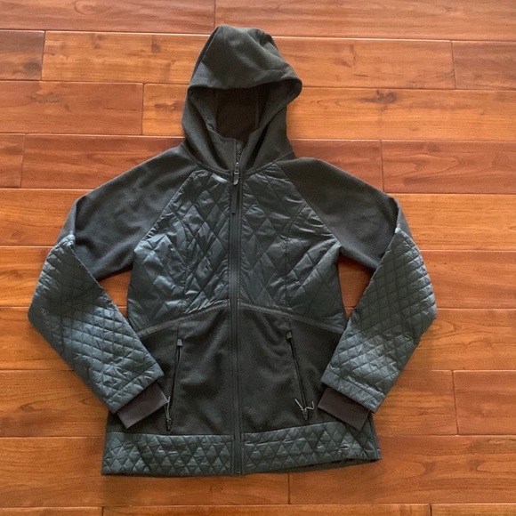 C9 By Champion Women's Charcoal Gray Hybrid Quilted Hooded Warm Jacket size M - Picture 5 of 10